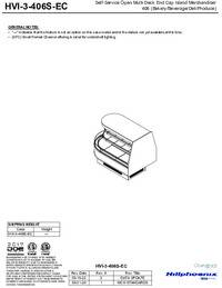 HVI-4-406R and HVI-4-408R Multi-Deck Self-Service Refrigerated